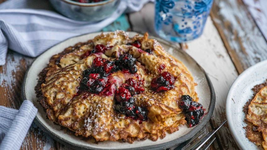 pannkakor med råg och grahamsmjöl
